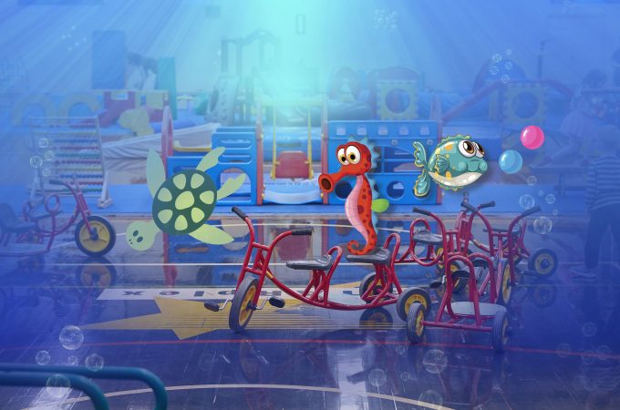 2020 OCT SUPER Kindergym WEB page Header UNDERWATER THEME